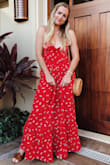 I love this dress, so long and flowy and fun and flirty. Perfect beach dress. Would probably not recommend for ladies with large cup sizes since there isn't a lot of coverage in that area. - Isabel D.