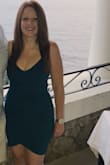 This dress is everything! I wore this dress on our trip to Italy. I was able to wear a strapless bra. The dress fit true to size. It is short, but very sexy. The color is gorgeous!!! - Amber