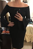 I usually order size Large, but since reviews mentioned it running bigger I ordered a medium. It fits tight, but in a good way. The fabric is thick and high quality. I really love it! - Megan M.