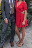 Love this wrap dress. It's not too short which I was afraid of when ordering an XS but ended up being the perfect length. Was able to dress it up enough to wear to a wedding! - Ashley B.