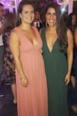 I got so many compliments at the wedding that I wore it to. My friend actually wore the same dress too and also loved it. Very flattering but ran smaller than the other reviews said. It was tough zipping it in the band section that goes around your body, but once it was zipped, it looked great. - Amber Y.