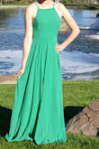 Wore this dress to prom and loved it! Super comfortable and felt very confident! The material is very nice and thick enough to not have to wear a bra. Loved the color, it's unique and stands out! - Wendy P.