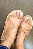 After reading the reviews, I was a little hesitant in ordering these shoes due to all the negative reviews. Not sure if everyone else received some type of defective pair, but mine were perfect. They run true to size, my foot did not dangle and they look very stylish. No regrets here. - Anacaly S.