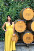 This dress is absolutely gorgeous!!! I got so many compliments <3 The dress was really long on me, since I'm 5'0", but was not a big deal getting It hemmed. Wore it for a day in Napa Valley wineries, and pictures came out stunning! - Diana Z.