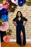 First bought this dress in Navy for my bridal shower and then again for a 40th birthday bash in Black. It's comfy, beautiful, fits like a glove. Must buy! - Maria O.