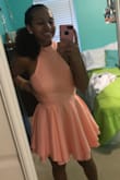 I normally get a medium in most things I buy, but honestly if you are looking for something that fits perfect, I would say going smaller. - Haley H.