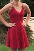 This dress is so pretty and it fits really well! The quality is also sooo nice. 100% would recommend. - Grace D.