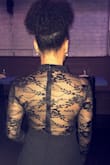 I ordered this to attend a Christmas party last year, I absolutely loved it! The lace back is especially cute. The only downside was not being able to wear a bra, but that's what pasties are for! - Donna L.