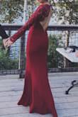 I wore this dress to my cousins fall wedding and it exceeded all my expectations. It's definitely on the taller side just like all of lulus maxi dresses but nothing heels couldn't fix. I got so many compliments and the open back style with the lace was so beautiful. I love. I would recommend this dress for any wedding. - Alexandria E.