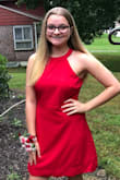 Very true to size and was very comfortable! I got this for homecoming & got lots of compliments! Also arrived very fast :) - Amanda C.