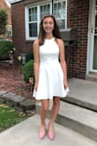 Absolutely loved this dress for my daughter's homecoming! It fit perfectly and she said it was very comfortable. The price was also reasonable. No complaints! - Denise A.