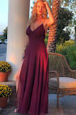 I am in love with this dress! I ordered a medium since my chest is large and it fit really well! It was a little loose on the sides but it ended up looking perfect for the wedding! I wish I had one in every color! - Margaret A.