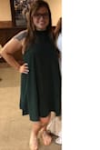Loved this dress. Wore it to a rehearsal dinner, work and a dinner date already! I usually wear a medium in Lulus, but had to return/exchange for a small instead. Great material, having two layers adds to the quality of the dress. Not see-through at all. Was perfect with a strapless bra. Look forward to ordering in other colors! - Sarah K.