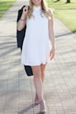 I wore this dress for my graduation and it was perfect! Fits really nicely and looks so classy. Wore it again for a nice dinner over the summer and it is a cute, simple dress that can be worn for every occasion! - Samantha G.