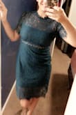 This dress was the first item I've ever bought from Lulus and first dress I've ever bought online at all and I LOVE IT! It fits sooo perfectly! I'm posting this review because it was the reviews of others that convinced me to buy it. Very fitting and flattering and def fits true to size. - Cassie G.