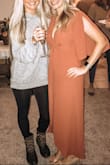 I got so many compliments on this dress!! Loved it! The only downfall is the material wrinkles easily (steamed it before wearing). - Madison K.