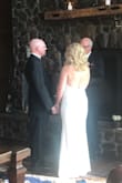 No frills, form fitting, beautiful dress! Kept the size Large. Altered it slightly through hips. Paired it with beautiful jewelry and shoes, and it looked amazing. Dress is thin and you may need a smoothing accessory underneath it. - Cindy F.