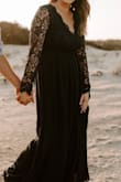 I wore this for my engagement pictures and the dress was absolutely stunning. I received so many compliments on this dress! - Karen B.