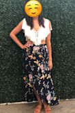 I bought this on a whim for a local celebration and it fit in perfectly with the old Spanish days theme without being too over the top. A more sophisticated way to wear ruffles. - Marianne K.