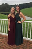I wore this dress to a wedding and I got so many complements! I originally ordered a medium, but it was a little loose up top. I ordered a small and it was perfect! The length was perfect with 3" heels! - Lauren F.