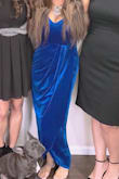 This dress was SO flattering! It hit in all the right places, the color blue was absolutely gorgeous. I got complimented at my best friends wedding all night! Definitely would recommend it to anyone who has an event. - Aubrey L.
