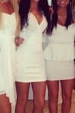 I probably should have gotten a small, but the dress was good quality!! - Kristin B.
