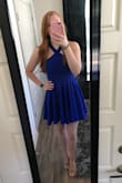 The dress fits perfectly and the material is so nice! I would definitely order from here again. - Cameron H.
