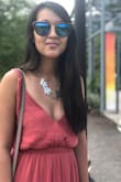 Very nice and flowy. Was a bit long (which most Maxi dresses from Lulus are long for me) so I had to hem about 2 inches and the top was a little loose but nothing a clothespin couldn't fix. But otherwise loved it! - Linhda N.