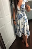 Got this dress for a bridesmaid dress and it fits perfect! Nice quality and is super nice for the price! I ordered a small and it was perfect. - Ashley K.