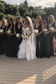 Perfect bridesmaid dress. I had to alter mine in length about 3 inches. Also the slit on the side runs very high. Overall was very happy. - Tania L.