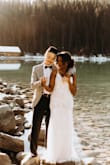 I didn't want to spend too much on a wedding dress because I'll only be wearing it once so this was perfect. I wore this for our elopement shoot yesterday. The dress fit in all the right places. Very happy with this purchase. - Ayan F.