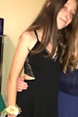 I ordered this for my homecoming dance. I'm 16 and really thin, so I was worried it might be too big, but it fit perfectly and the material was so nice and comfortable! - Cynthia W.