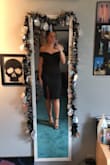I haven't worn this dress YET, but I ordered it for a wedding..Sent pics to my friends & already received so many compliments! Thick material so I feel snug in this dress, but not in a tight way. The length is perfect and it fits like a glove. It's classy, but still makes me feel flirty & fun. I know I will wear this for many events to come! - Amanda F.