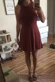 This dress fits perfectly and can be dressed up or down with heels and a jacket. Would definitely recommend! - Jess T.
