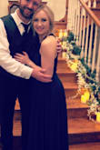 This dress was AMAZING. Fit very true to size, I did have to hem it about 4 inches on top of my 4.5 inch heals. Being 5'2 that's not unusual. Overall I got a ton of compliments, 10/10 would recommend. - Lindsay L.