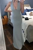 I wore this to a wedding and got SO many compliments! It fit perfectly, I didn't need to alter at all. The material is thick and stretchy and so comfy I would recommend this 100x over! - Sydney H.