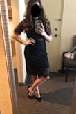 Bought this dress for a NC wedding in early October. It feels and looks so great on. Well-made, polished but with a dash of sexy lace. I felt like a million bucks all night. Another review mentioned wearing a tank top underneath to hide the peekaboo waist, but I wouldn't change a thing. Ran a little bigger than I expected, but I'd rather have a little room to breathe than feel like it's too tight. - Melissa L.