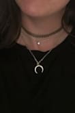 At first I was unsure of this necklace, but it's actually really cute and trendy. I've worn it with both the choker attached and without it, and I honestly like it both ways. It's also comfortable and not scratchy. - Jenna G.