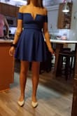 I love this dress! I'm usually a medium, but read that it runs a little large. I risked it and got a small. To my surprise it fits PERFECTLY. The material, the cut and the length. Seriously such a beautiful dress for many occasions. - Magdalena W.