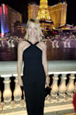 This was the only jumpsuit of the 8 that I tried on that fit well. I loved the way the top part looked on me. The length was quite long. I had to have it hemmed even with wearing platform heels. Very comfortable. The pants are lined so they were somewhat heavy. But overall I was happy with it. - Sandra J.