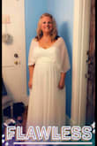 I ordered this as a well maybe it will be nice enough for an informal wedding dress and when I got it I was shocked at how gorgeous it was and what good quality it was! Absolutely beautiful!!! - Diane M.
