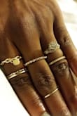 I am over obsessed with these rings. They are so cute and versatile. Also, they compliment my engagement ring so well I can't get enough.
Love you lulus! - Latisha J.