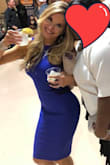 I purchased the royal blue in an XS for my HS reunion. The material is stretchy and thick and hugs every curve of your body. It fit absolutely perfectly. It is the perfect combination of sleek, sexy, classy and simple. I am so happy to have this hanging in my closet and will be wearing it the next change I get. - Jenny B.