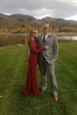 Loved this dress!! Wore it to a formal wedding, and had sooo many compliments! I didn't know that there IS a zipper on the side so you don't have to put it over your head, so just FYI use the zipper! Length was fine, I wore heels and it looked amazing! - Breonna N.