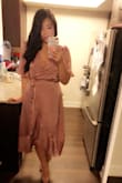 It was the absolute perfect dress for my birthday dinner with my fiance! The fabric was loose and flowy, true to size! - Lisa L.