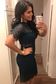 I'm a size 8/10 depending and the medium fit perfectly. Fit my curves amazingly. - Teresa H.