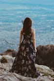 In despite of the fact that this dress is a little tight on the bust area, I still wouldn't change ordering it! It was perfect for my husband and I's vow exchange for our one year anniversary! This dress is amazing quality and absolutely stunning!! - Veronica S.