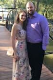 This dress was absolutely perfect for an outdoor early evening wedding. It was flowy at bottom hiding my insecurities below the hips but still accentuated the top nicely. The adjustable straps and tie across the upper shoulders made it easy to fit the top as tight or loose as it needed to be. I had so many compliments & felt gorgeous. As a mom of three (one year old twins included) it's hard to feel good about your appearance. This dress really was perfect for me. My husband kept telling me I was the most beautiful woman at the wedding. Highly recommended. - Leann K.