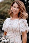Fit perfect. Wore it for our wedding. Hit the waists perfectly. - Melissa M.