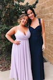 Wore this dress as a bridesmaids dress in my friends wedding. The only thing I had to do was hem the bottom because I am super short, other than that, it just made me feel absolutely beautiful. If you are trying to decide, definitely buy this dress. It looks way more expensive than it costs, great material. The friend in my photo is also wearing a dress from Lulus. The entire wedding party bought there dresses from Lulus without coordinating it that way, shows what a great site this is! - Melissa F.